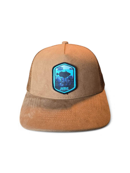 State Collection 5-Panel Trucker Hat – Suede with Snapback image 2