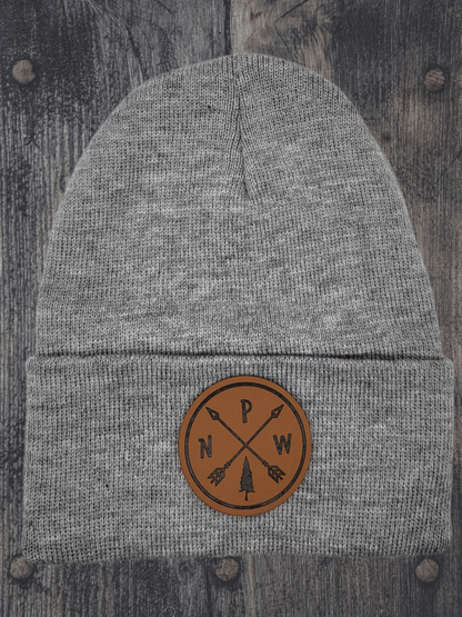 PNW Arrows Beanie With Leather Patch image 2