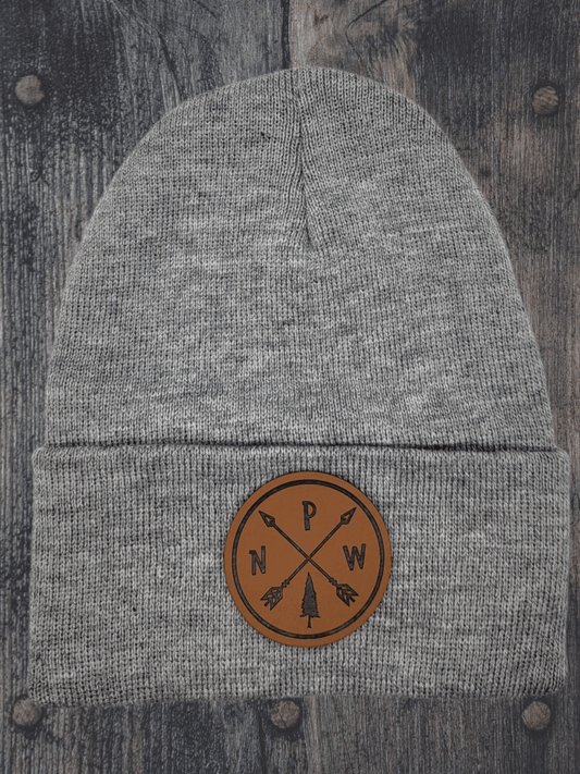 PNW Arrows Beanie With Leather Patch image 2