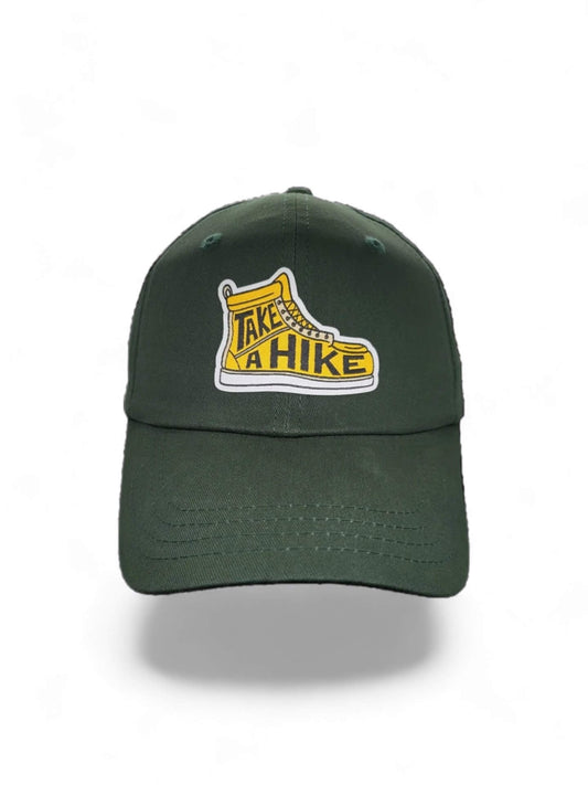 Take a Hike Embroidered Low Profile Dad Cap - Outdoor Adventure Baseball Hat with Patch image 0