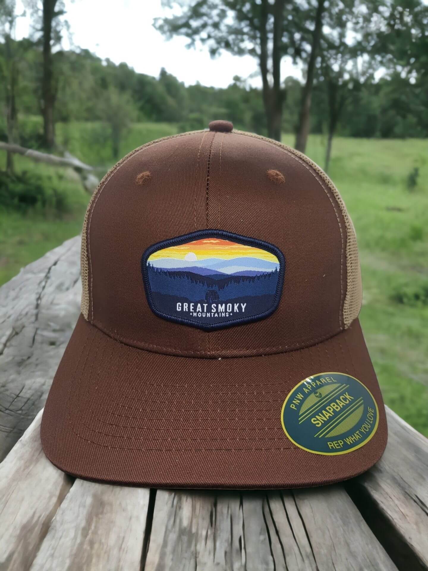 Great Smoky Mountains Trucker Hat image 2