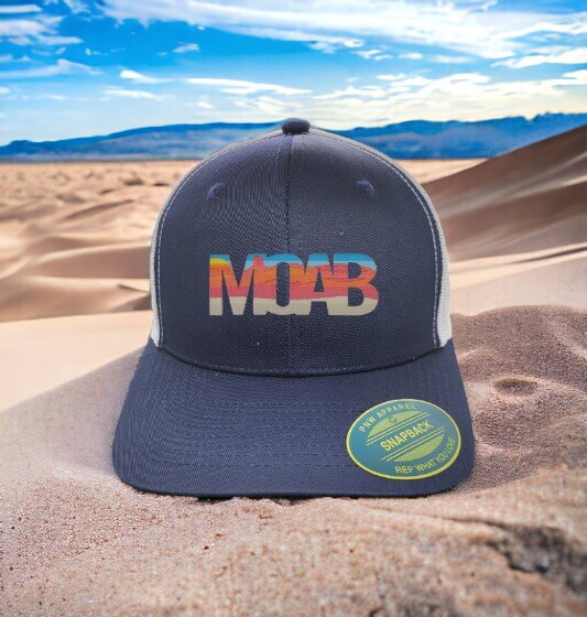 Moab Trucker Hat with National Park Patch