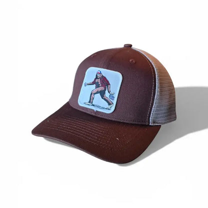 Sasquatch Bigfoot Trucker Hat - Mesh Snapback Cap for Men