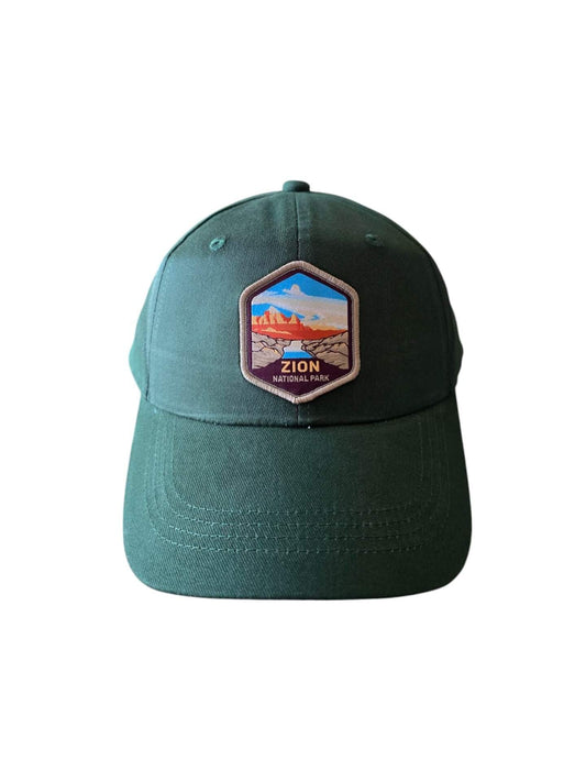Zion National Park Embroidered Low Profile Baseball Cap - Utah Adventure Hiking Souvenir Dad Hat image 0