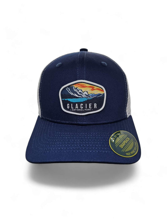 Glacier National Park Snapback Hat image 0