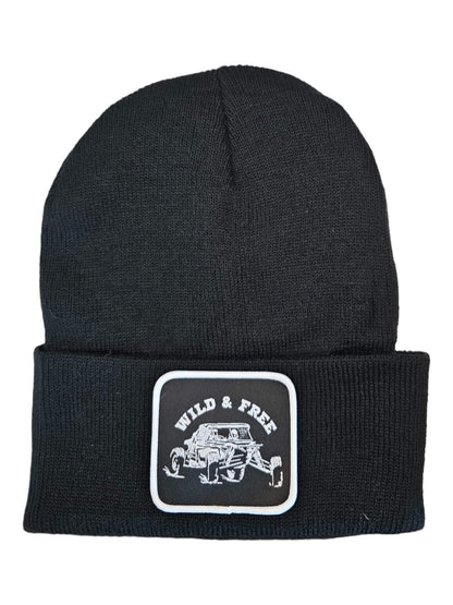 UTV Beanie with Wild and Free Patch image 0