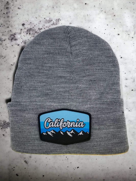 Cozy California Beanie with Embroidered Cali Patch - Stylish Winter Headwear for Outdoor Enthusiasts image 1