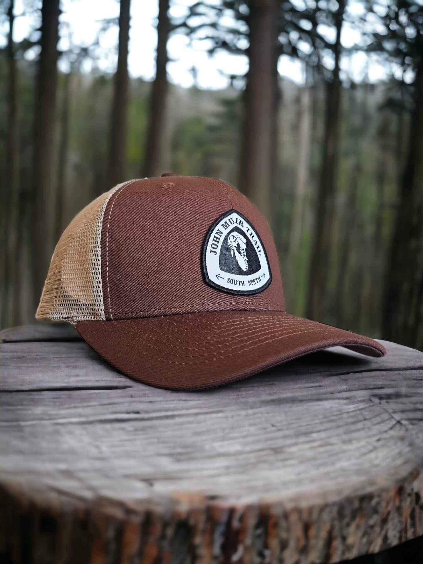 John Muir Trail Snapback Trucker Hat with Official Patch