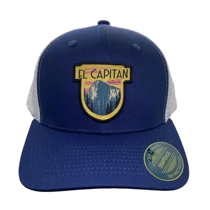 El Capitan Yosemite Trucker Hat | Outdoor Hiking Adventure Cap