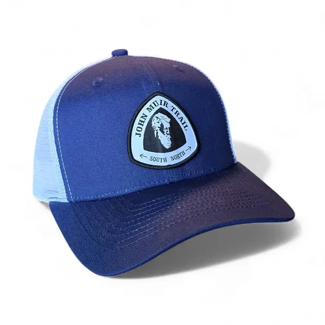 John Muir Trail Trucker Hat | JMT Hiking Cap | Official Patch Souvenir