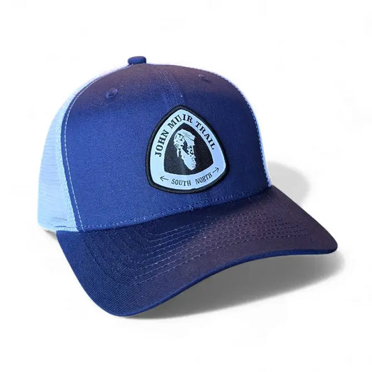 John Muir Trail Trucker Hat | JMT Hiking Cap | Official Patch Souvenir