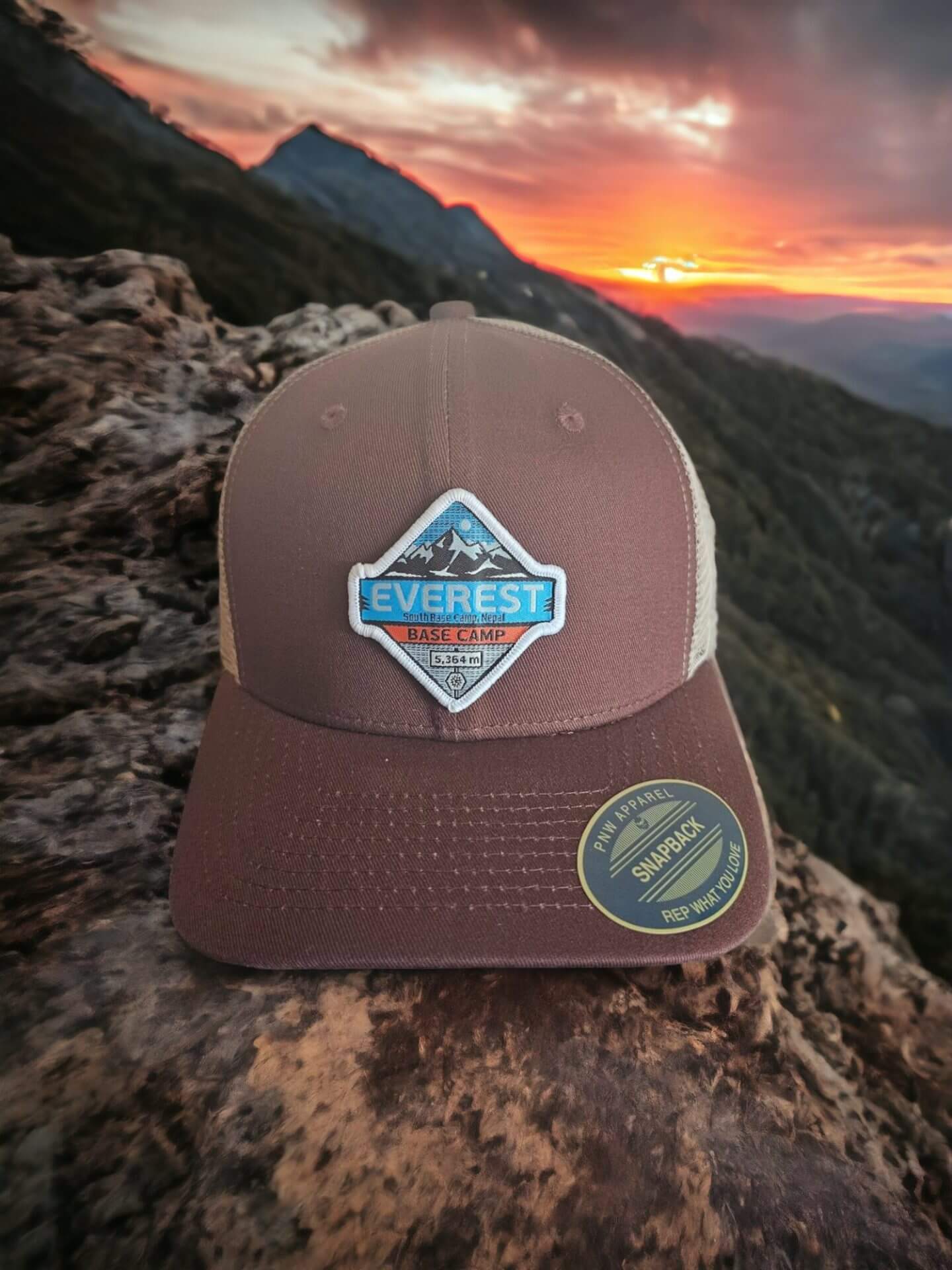 Everest Trucker Hat with Patch image 2