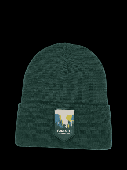 Yosemite National Park Beanie - Forest Green image