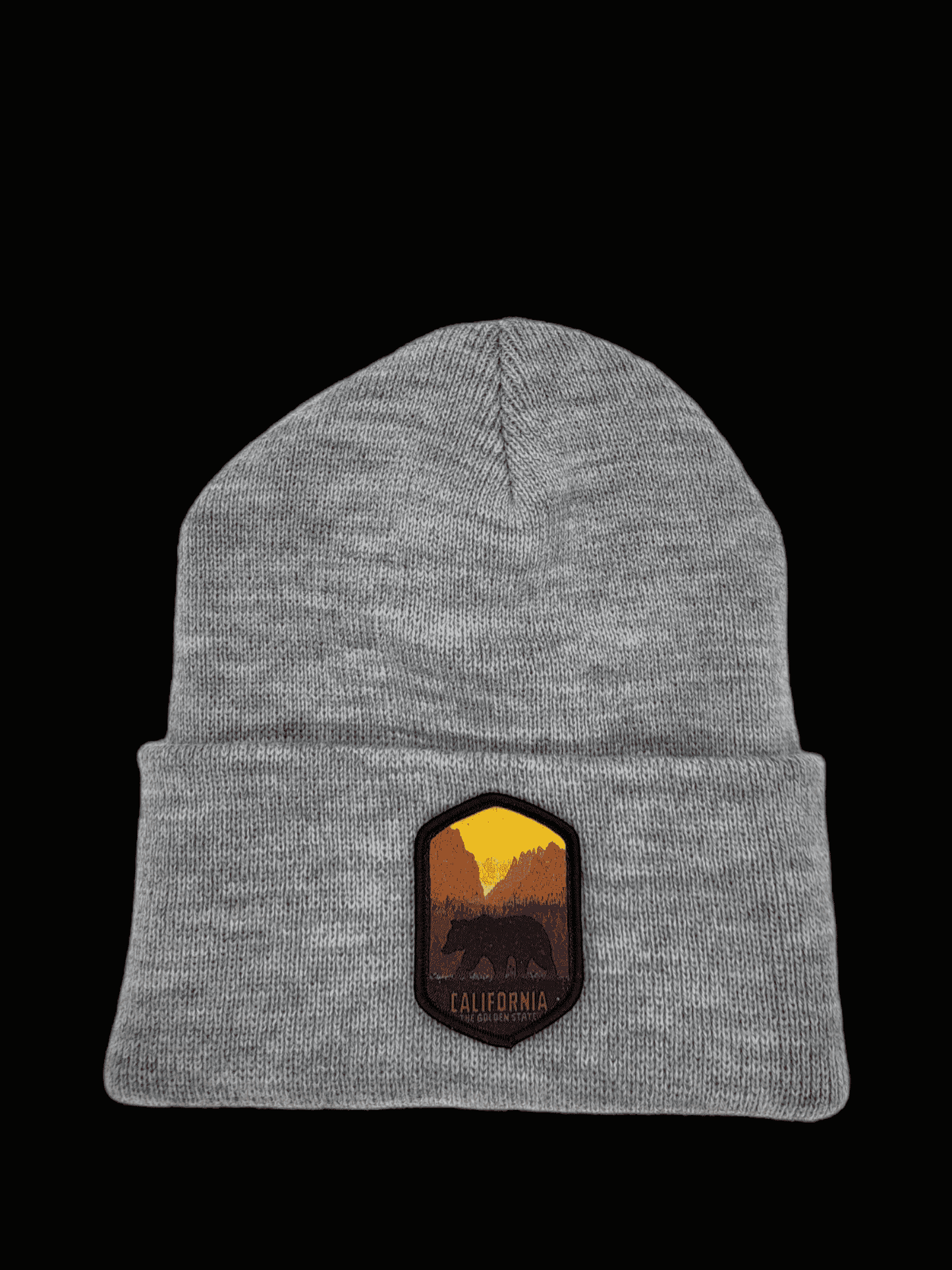 California Beanie with State Patch - Cozy Winter Headwear for Outdoor Adventures image 2