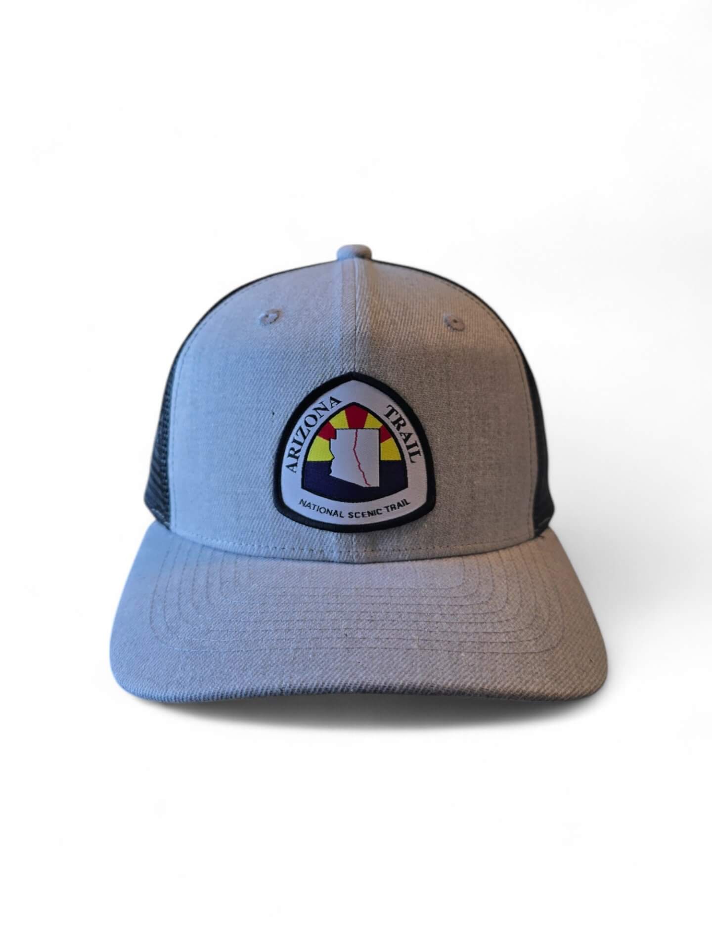 Arizona National Scenic Trail Trucker Hat - Heather Grey on Black image