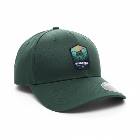 Biscayne National Park Sea Turtle Flexfit Hat - Black