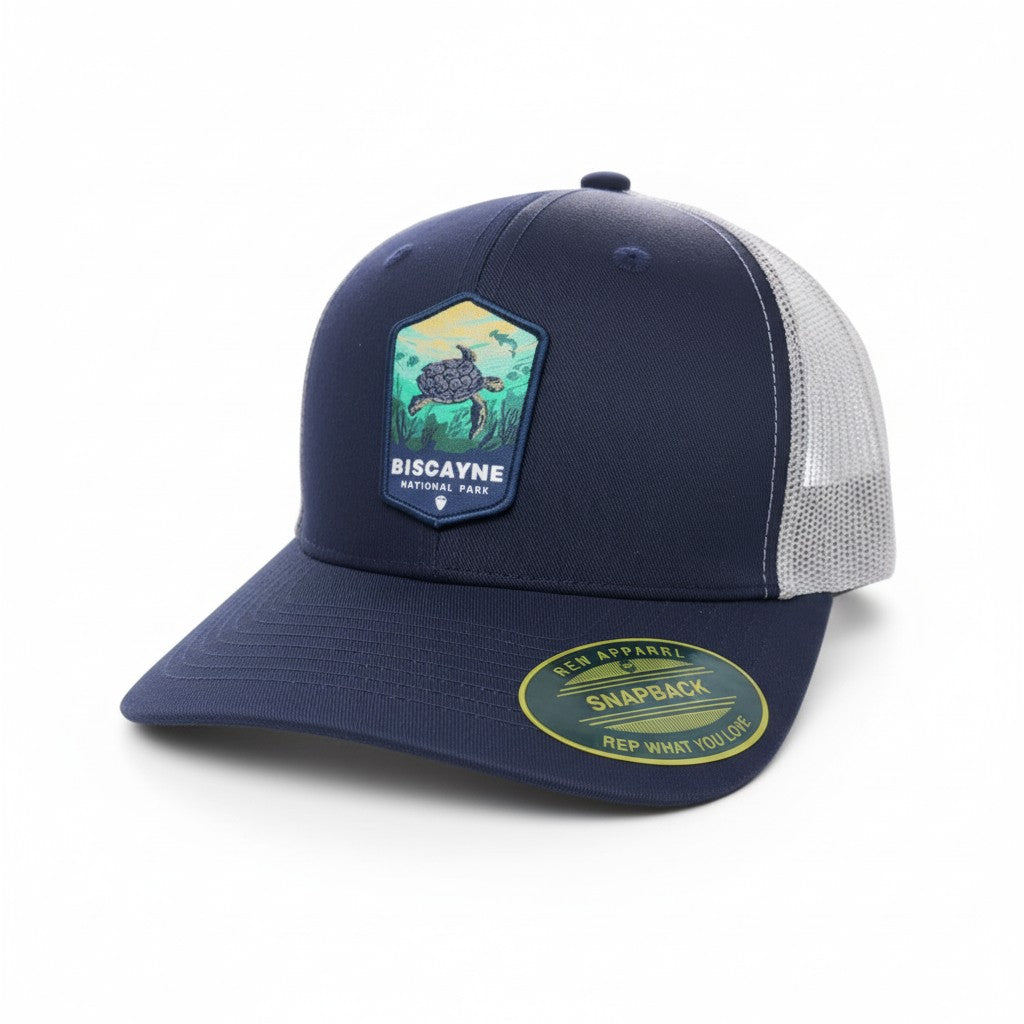 Biscayne Florida Snapback Hat - Beach Adventure Cap