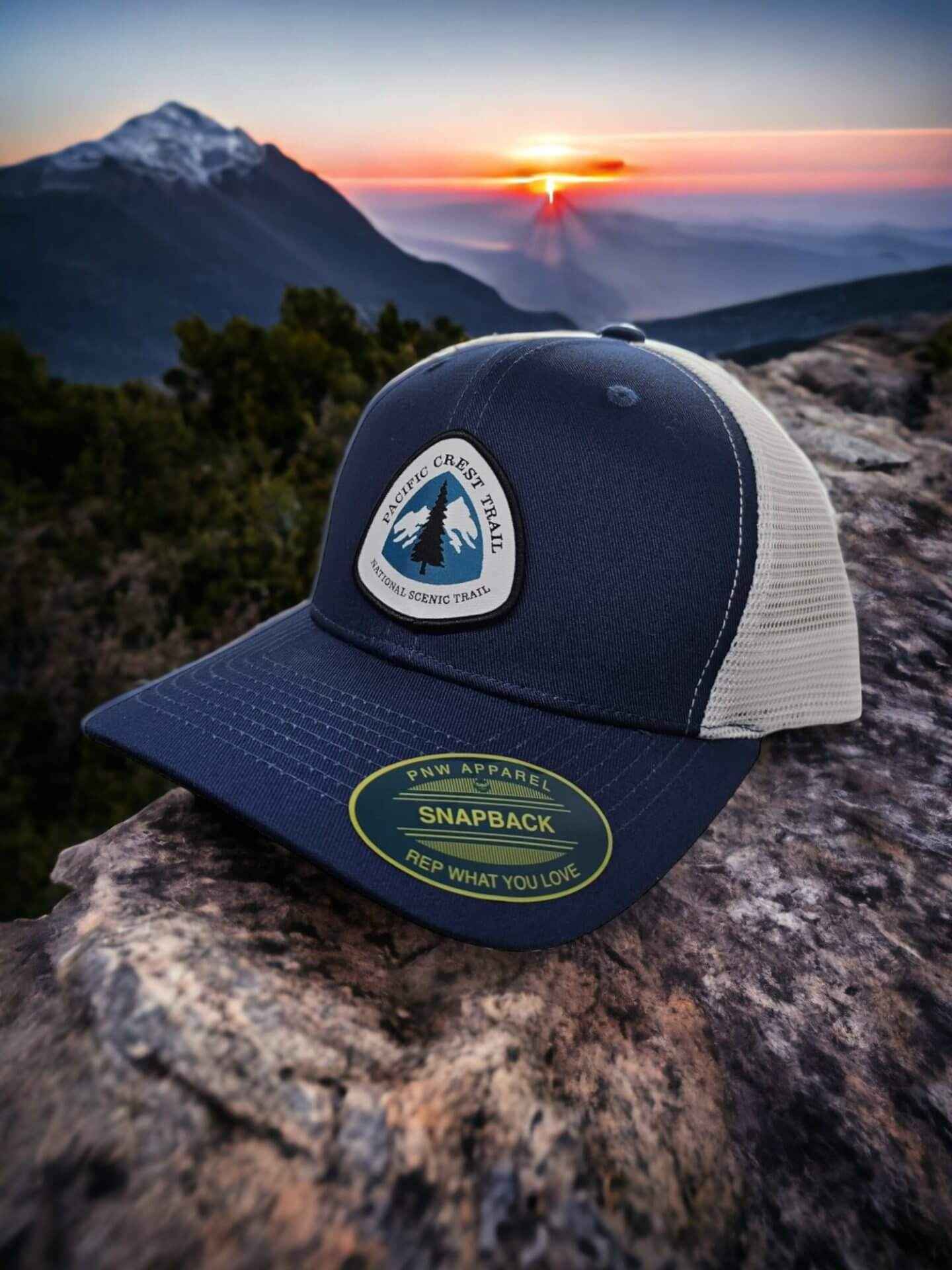 Pacific Crest Trail Snapback Hat with PCT Patch