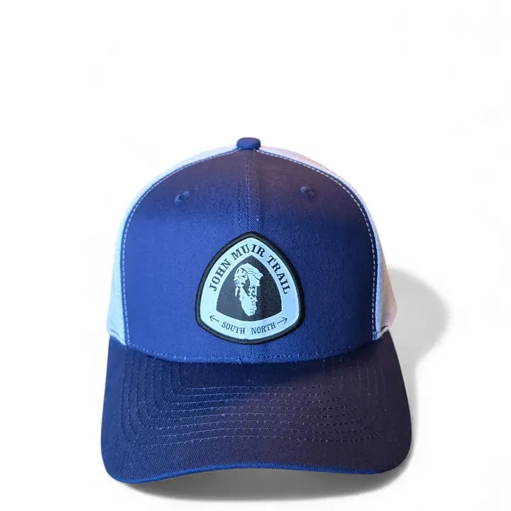 John Muir Trail Trucker Hat | JMT Hiking Cap | Official Patch Souvenir