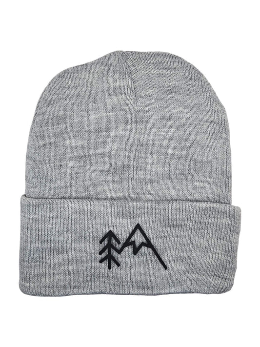Mountain Beanie with Tree Mountain Patch image 0