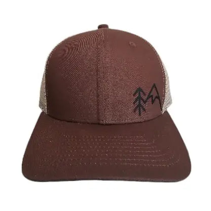 Mountain Trucker Hat | Adventure Snapback Cap | Premium Unisex Headwear