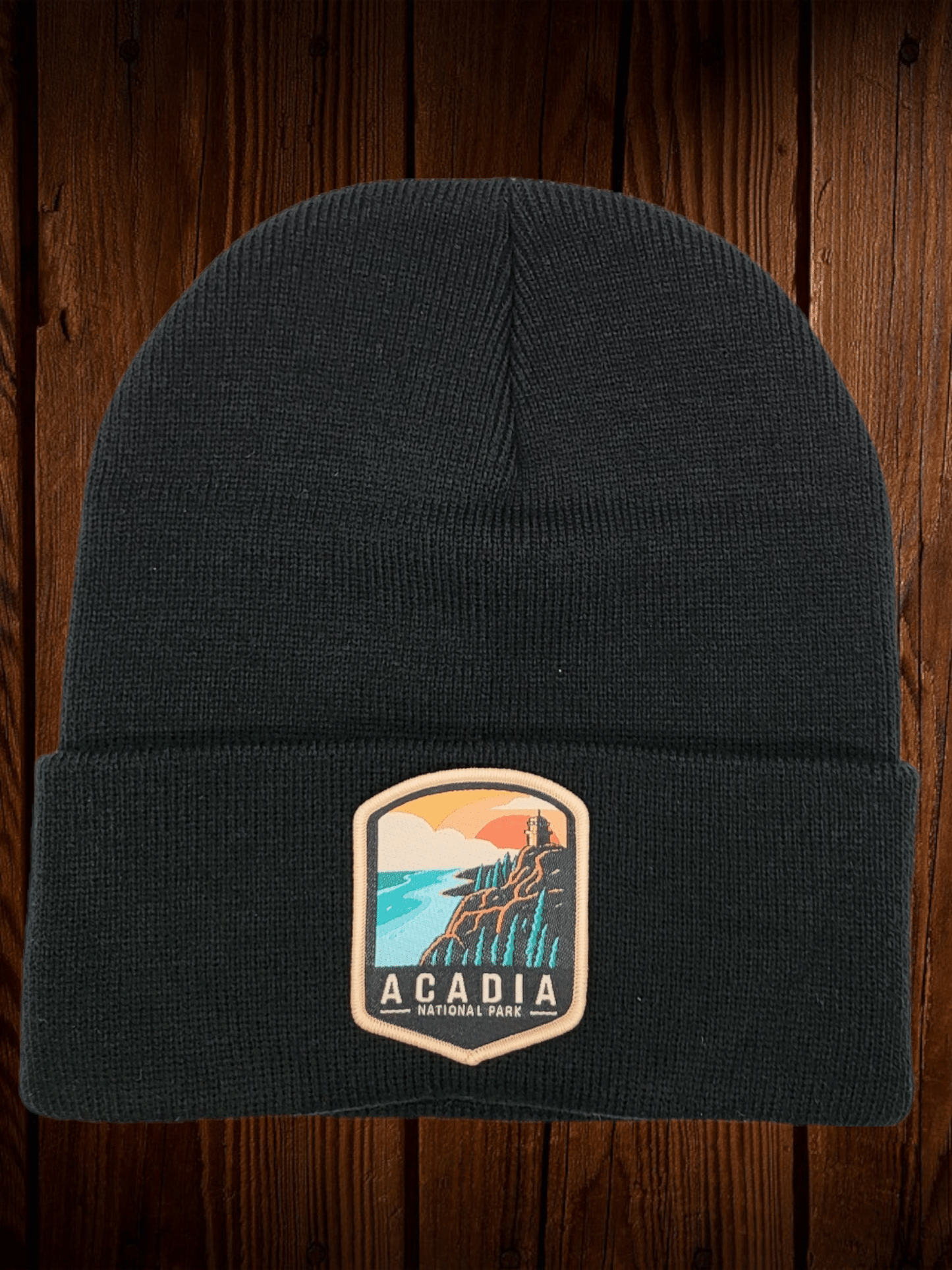 Acadia Beanie with Patch - Black image