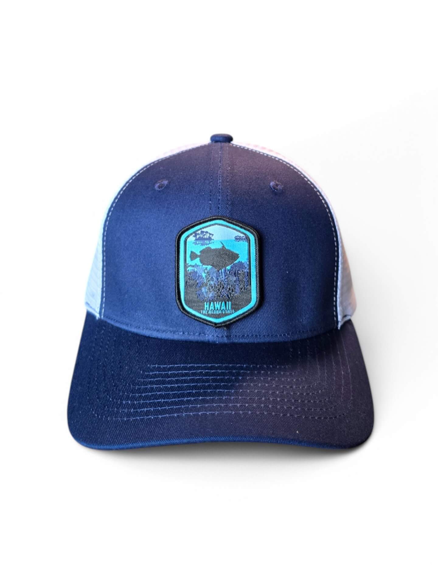 Aloha Hawaii Mesh Snapback Cap with State Design image 4
