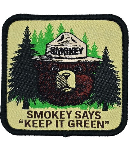 Smokey the Bear Keep it Green Patch image 1