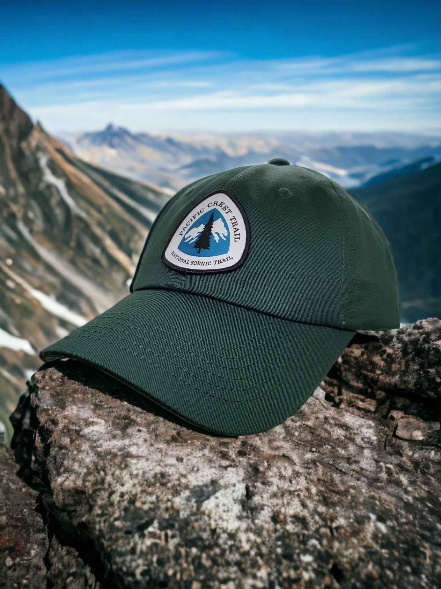 Pacific Crest Trail Dad Hat - Embroidered PCT Hiking Cap for Outdoor Enthusiasts