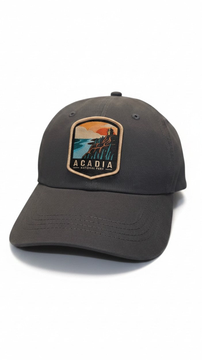Acadia National Park Hat - Maine Souvenir Hiking Cap