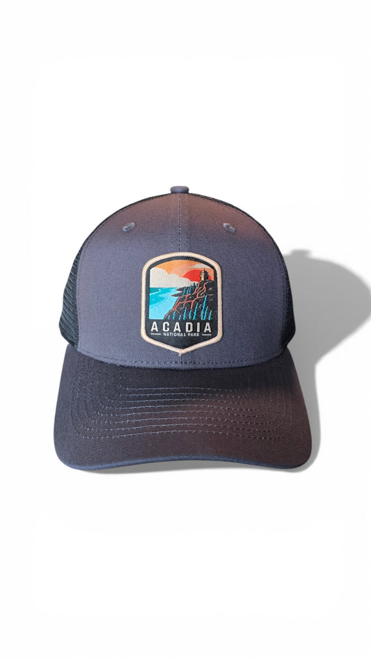 Acadia National Park Trucker Hat | Maine Hiking Cap for Nature Lovers