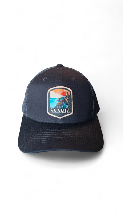 Acadia National Park Trucker Hat | Maine Hiking Cap for Nature Lovers