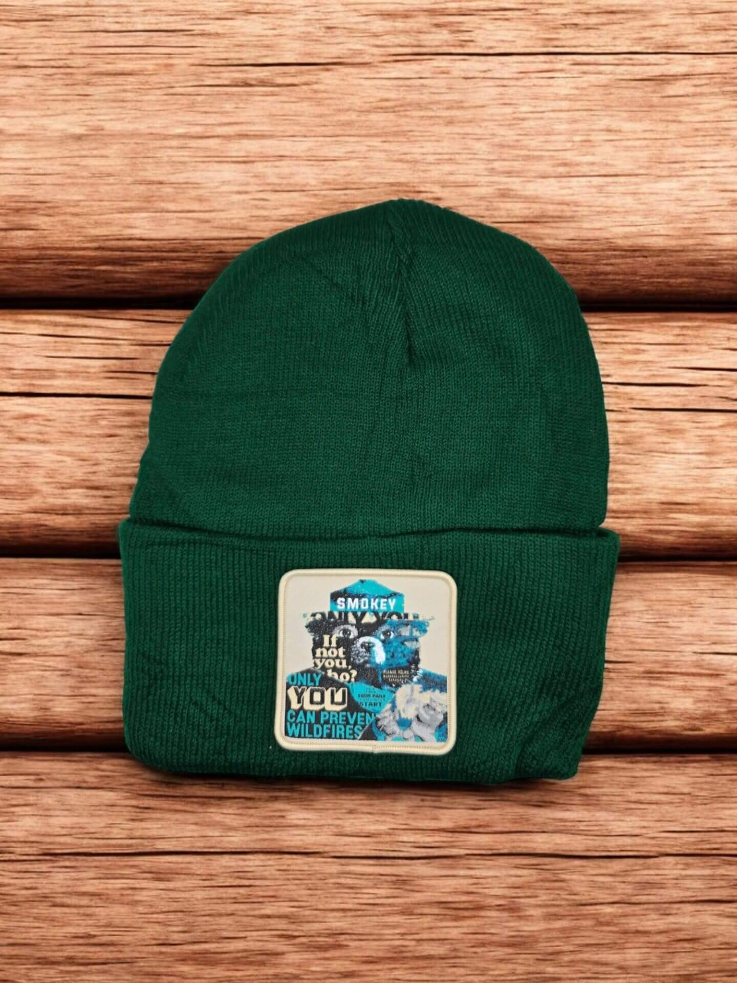 Smokey the Bear Beanie Only You Can Prevent Wildfires
