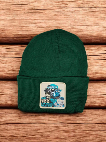 Smokey the Bear Beanie Only You Can Prevent Wildfires