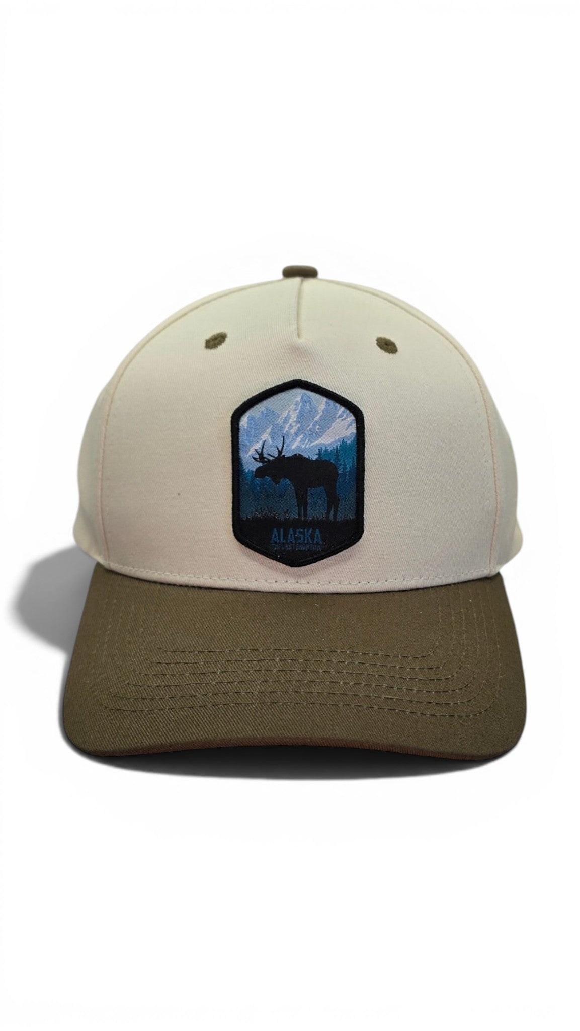Alaska Moose Patch Two-Tone Snapback Hat