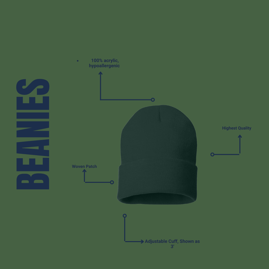 Tiger Beanie with Unique Trucker Patch Gift image 4