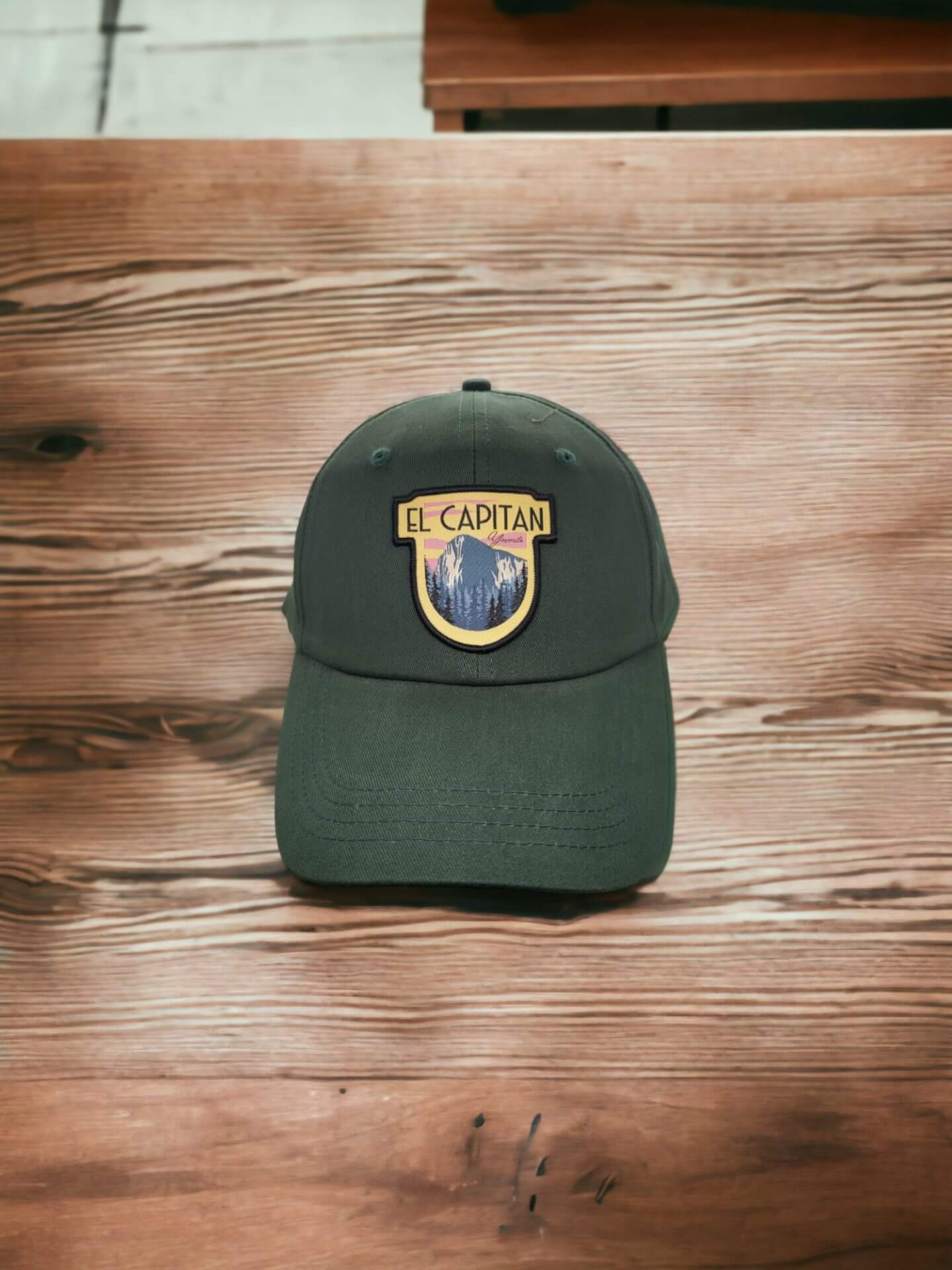 El Capitan Yosemite National Park Embroidered Low Profile Baseball Cap for Outdoor Enthusiasts image 1