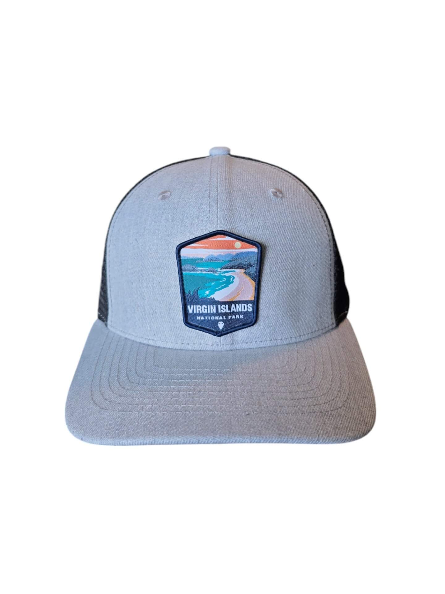 Virgin Islands National Park Snapback Hat - Heather Grey on Black image