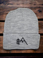 Mountain Beanie with Tree Mountain Patch image 1