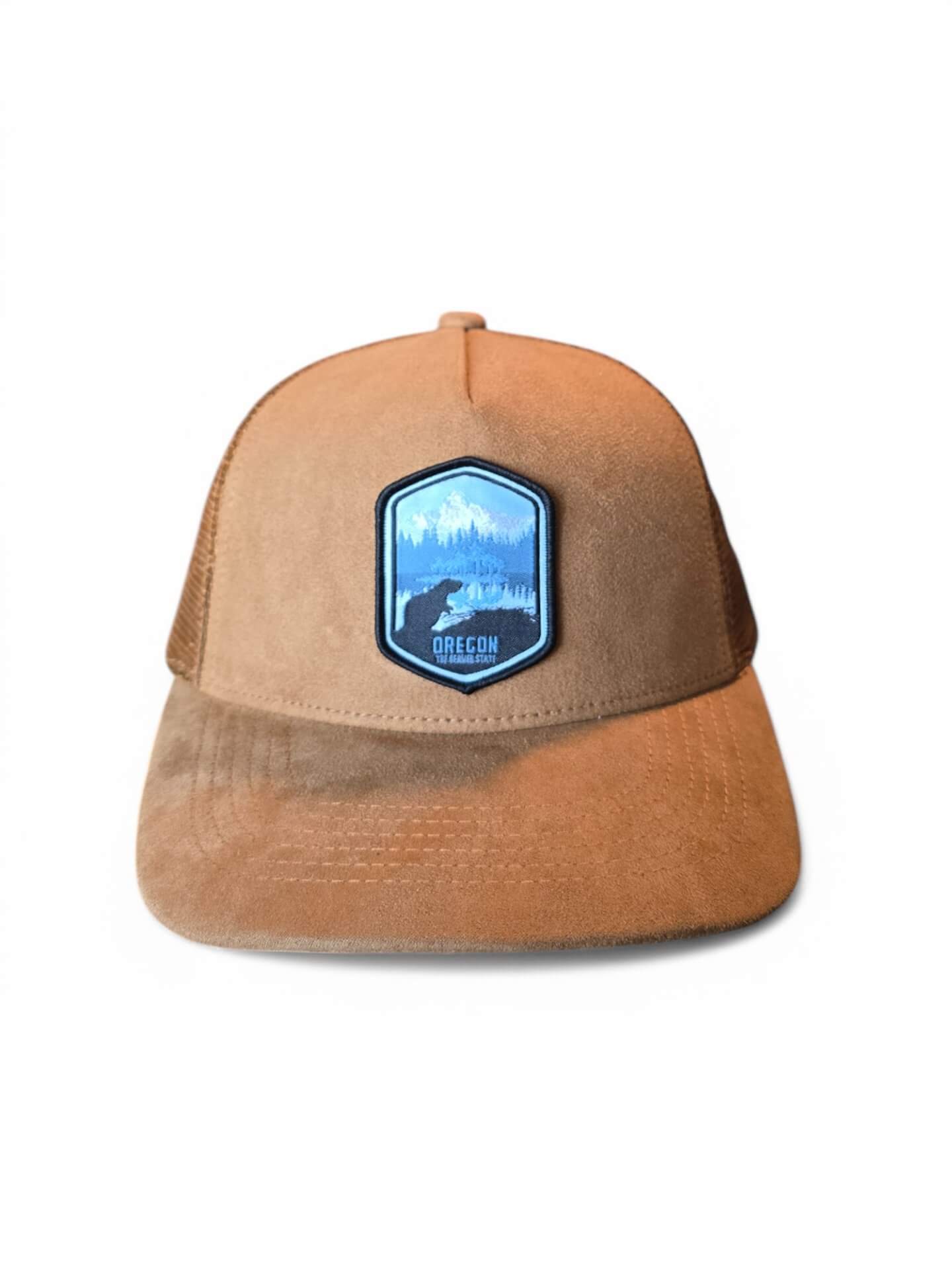 State Collection 5-Panel Trucker Hat – Suede with Snapback image 6