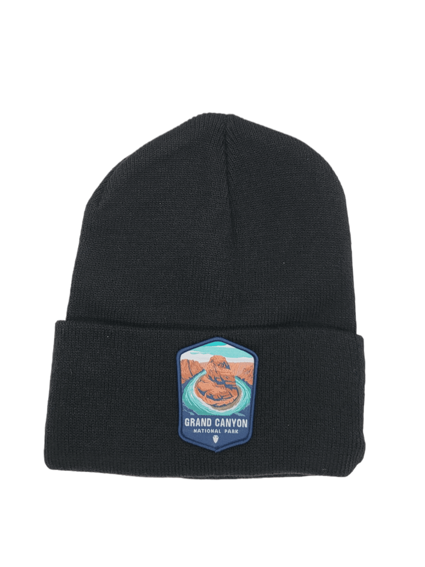 Grand Canyon Beanie with National Park Patch - Black image