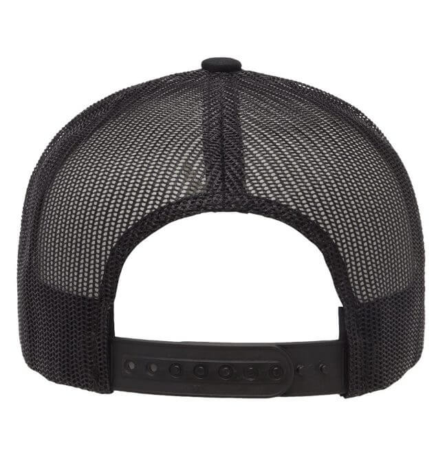 PNW Pine Leather Patch Trucker Hat - Mesh Back Snapback