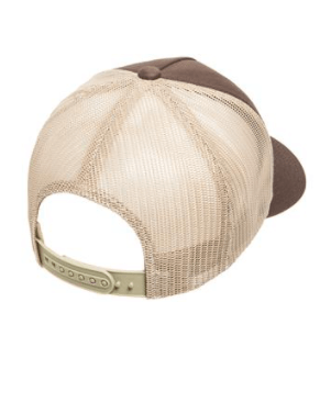 PNW Pine Leather Patch Trucker Hat - Mesh Back Snapback
