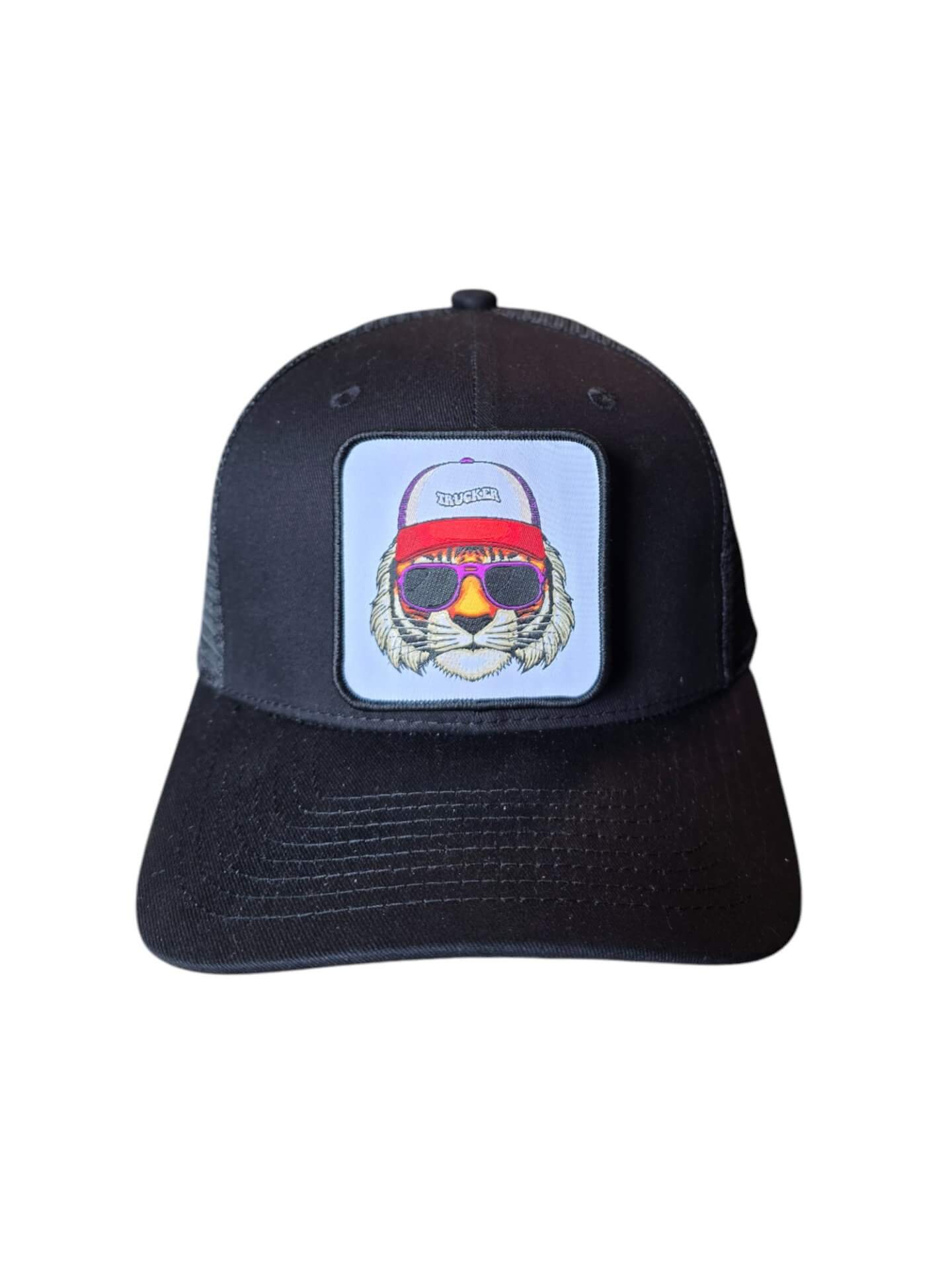 Tiger Trucker Snapback Hat image 4