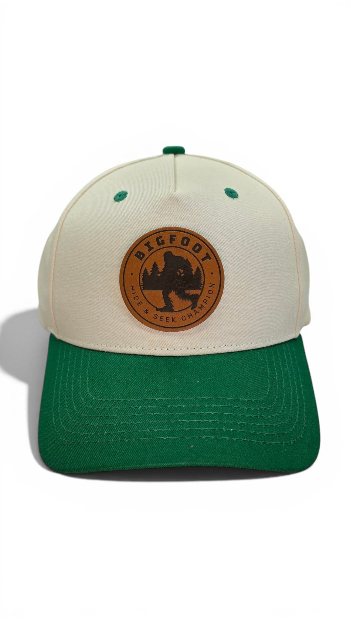 Bigfoot Hide & Seek Champion Two-Tone Leather Patch Hat