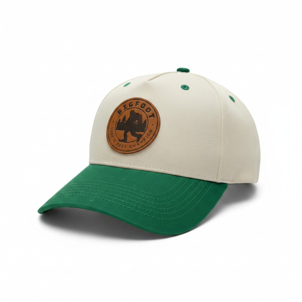 Bigfoot Hide & Seek Champion Two-Tone Leather Patch Hat
