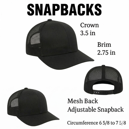 Officially Licensed Smokey Bear Vintage Snapback Trucker Hat