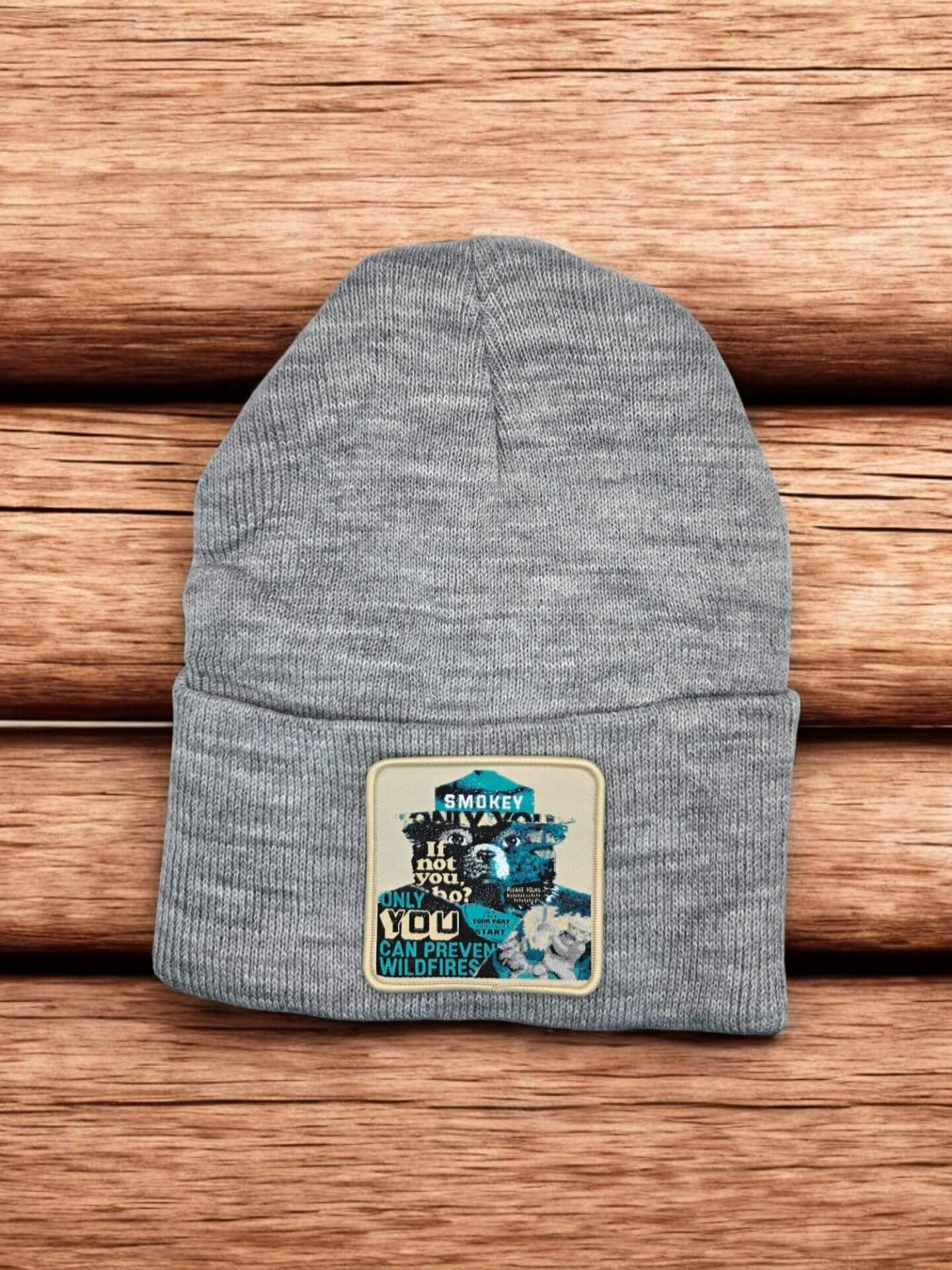 Smokey the Bear Beanie Only You Can Prevent Wildfires