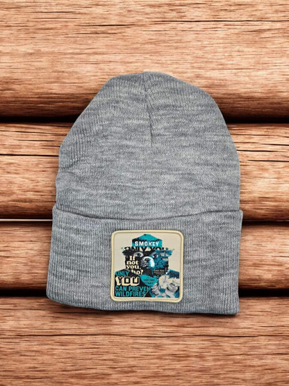 Smokey the Bear Beanie Only You Can Prevent Wildfires