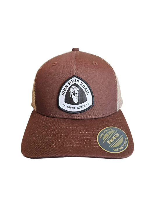 John Muir Trail Snapback Trucker Hat with Official Patch image 1